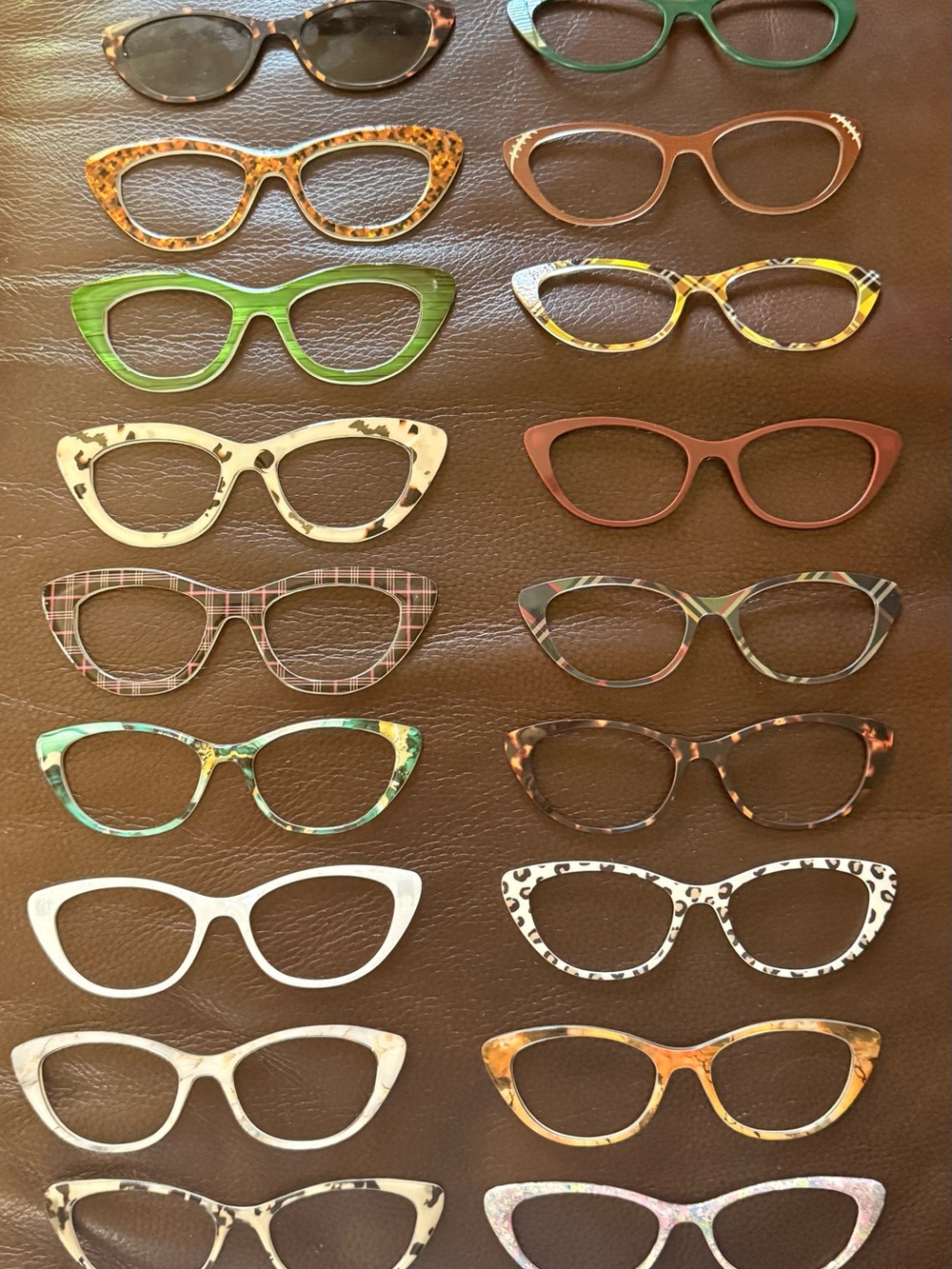 Assorted Women’s Pair Eyewear Ella Cat-Eye Glasses Frames – Multi-Color Pack